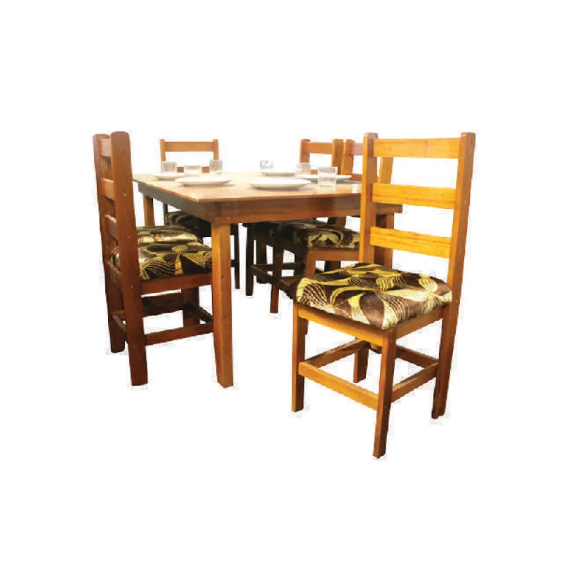 Diamex Dining Set Wooden 7pc