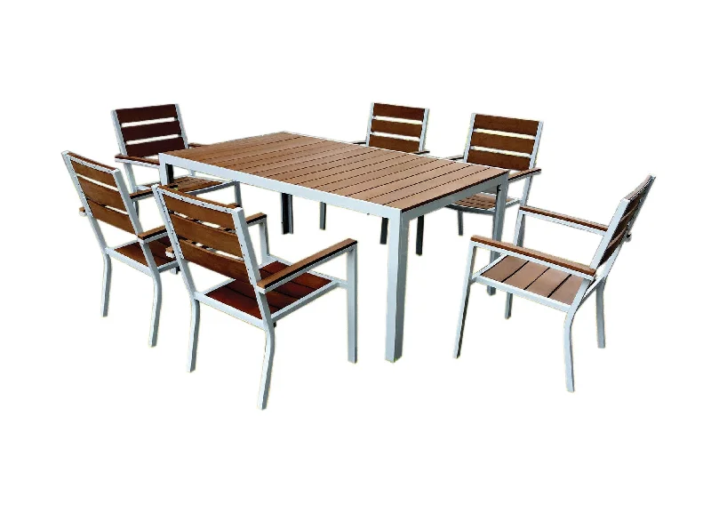 Furn Im Jhf Polywood Dining Set 6+1