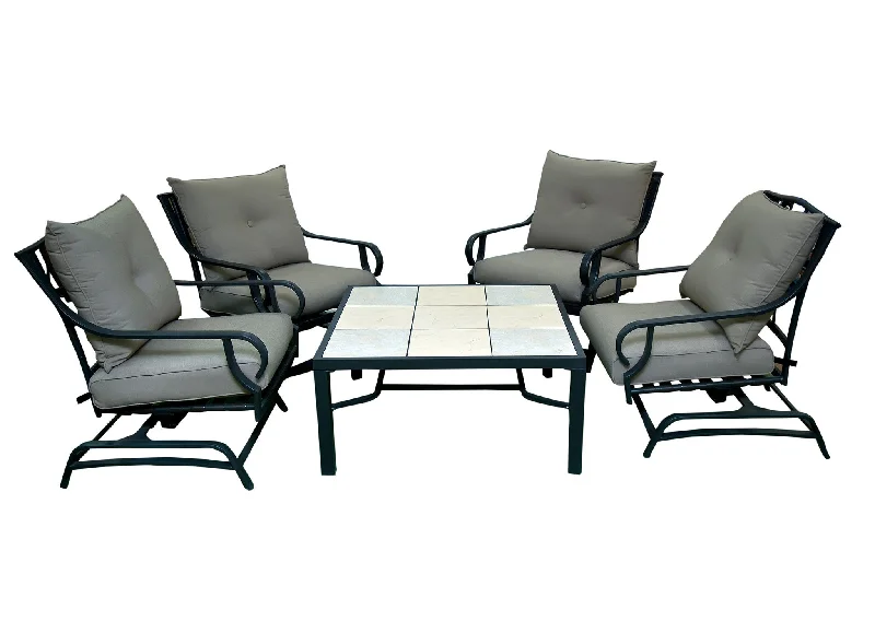 Outdoor Dining Set 4+1