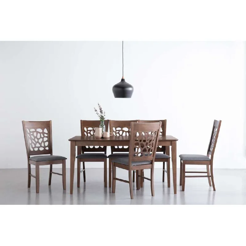 Ivan Allegro Dining Set 7pc Cocoa No Warranty