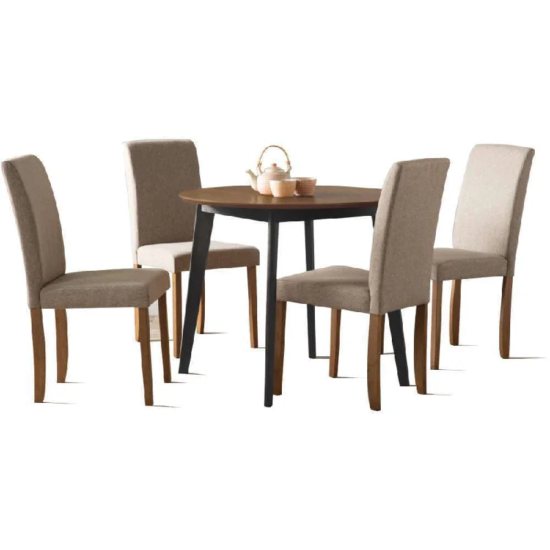 Ivan Platon Dining Set 5pc Round No Warranty