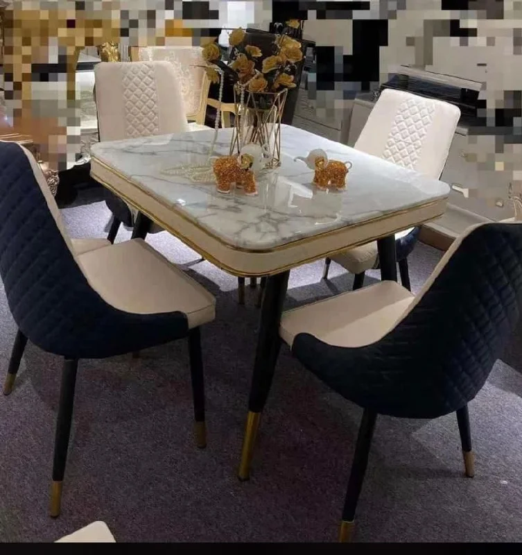 4 Seater Marble Dining Set