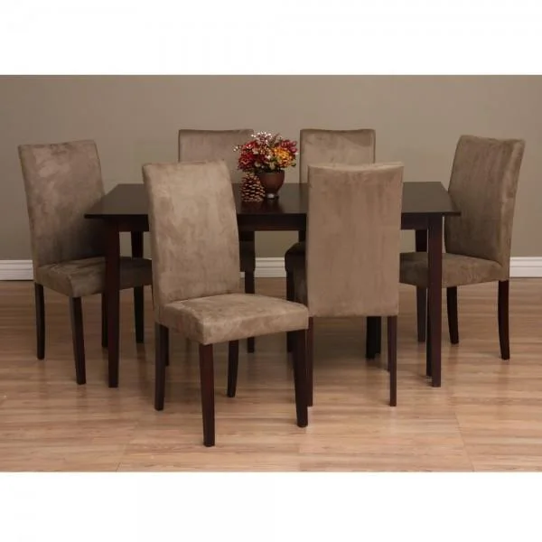 Bax Dining Set - Coffee Brown - 7 Piece