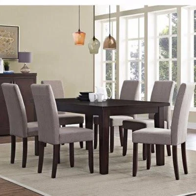 Precious 7 Piece Dining Set - Beige