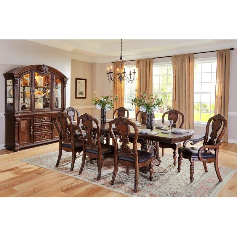 9 - Piece Extendable Trestle Dining Set