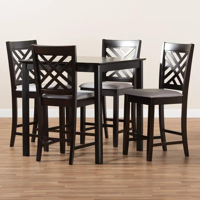 5 - Piece Solid Wood Dining Set