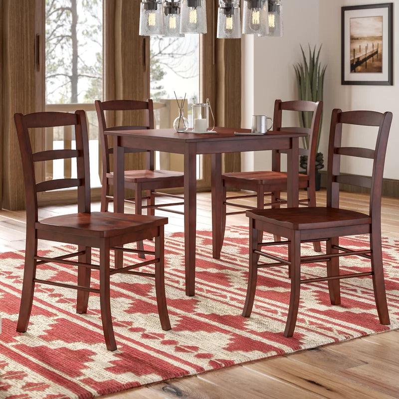 5 - Piece Solid Wood Dining Set