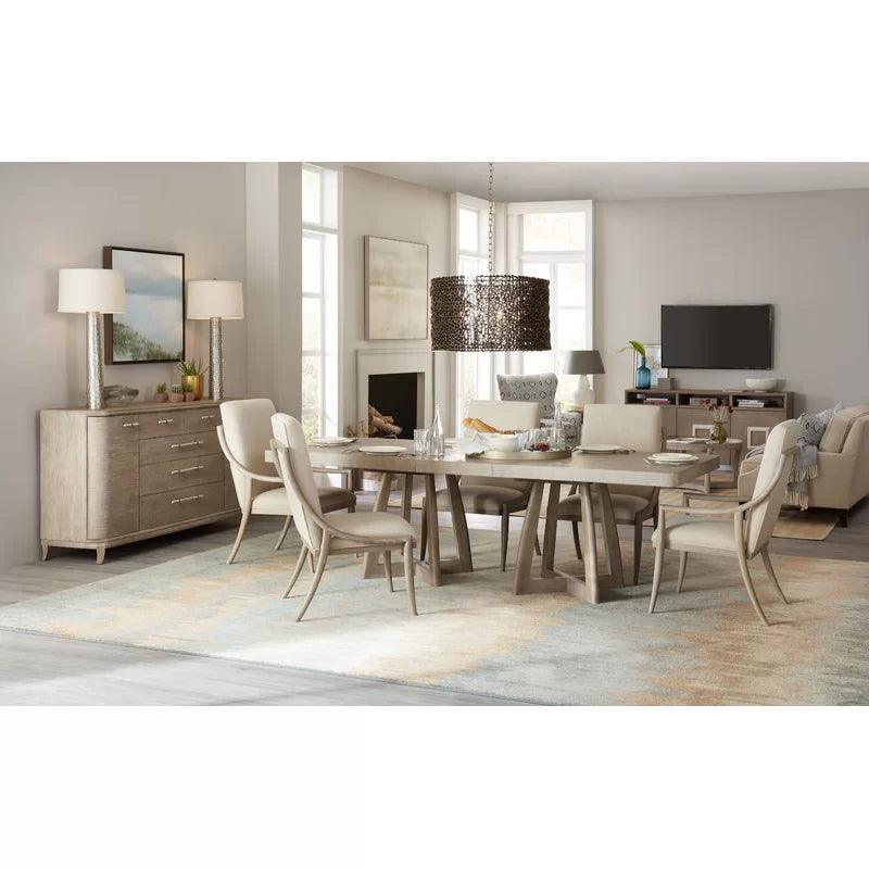 6 - Piece Extendable Double Pedestal Dining Set