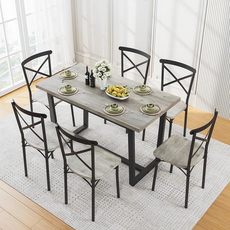 7 - Piece Double Pedestal Dining Set