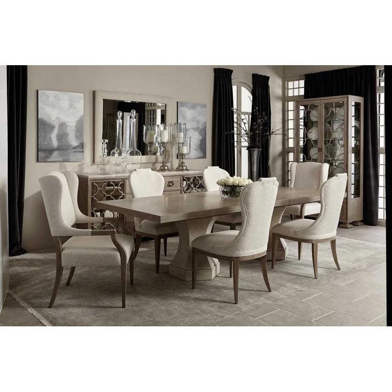 9 - Piece Extendable Double Pedestal Dining Set