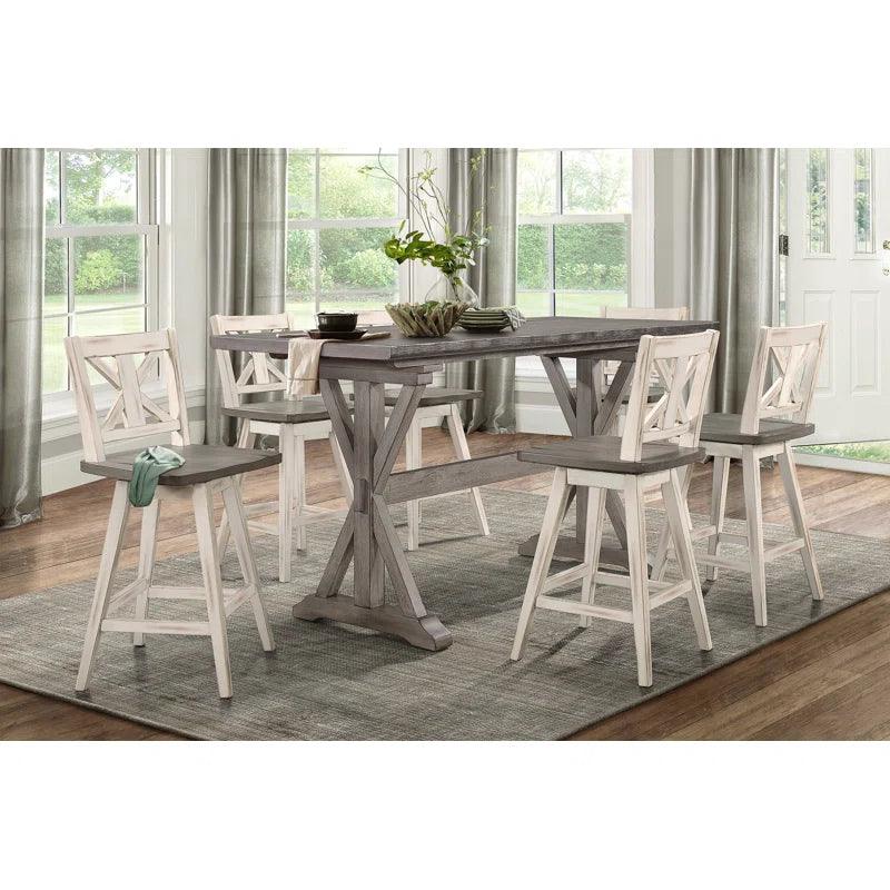 9 - Piece Trestle Dining Set