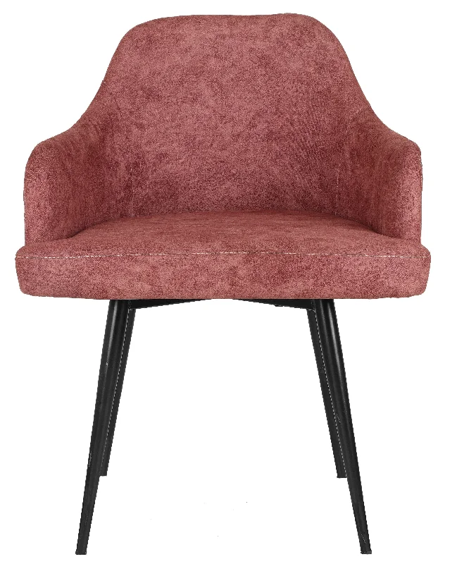 Adiko Lounge Chair Stool in Cherry Color