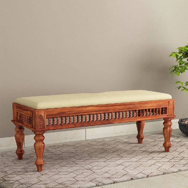 Alanis Sheesham Wood Dining Bench