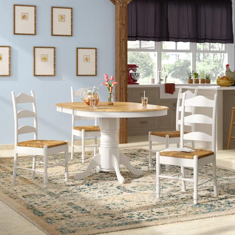 Extendable Pedestal Dining Set