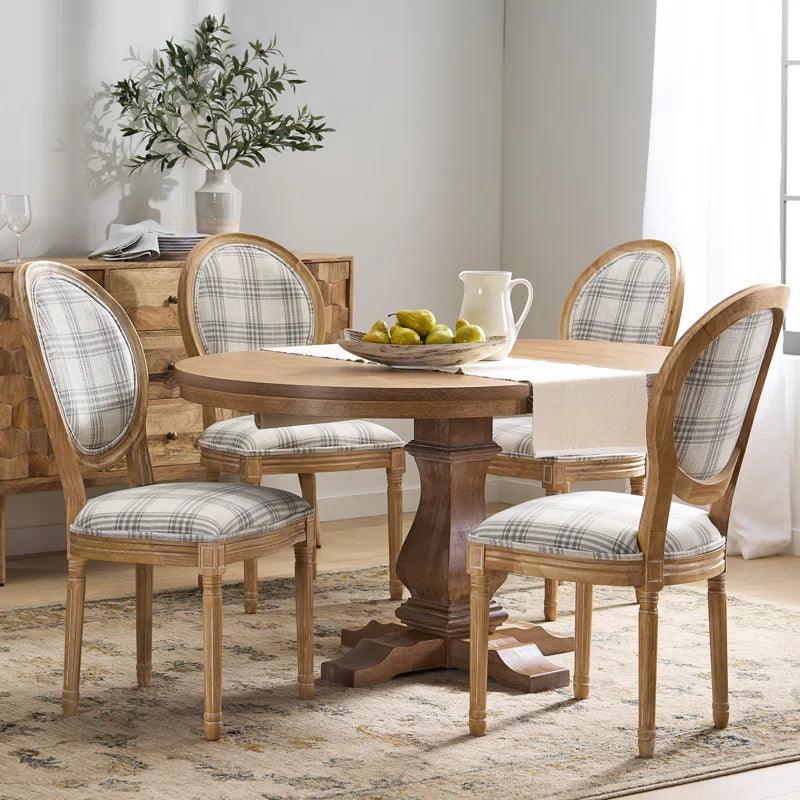 Extendable Pedestal Dining Set