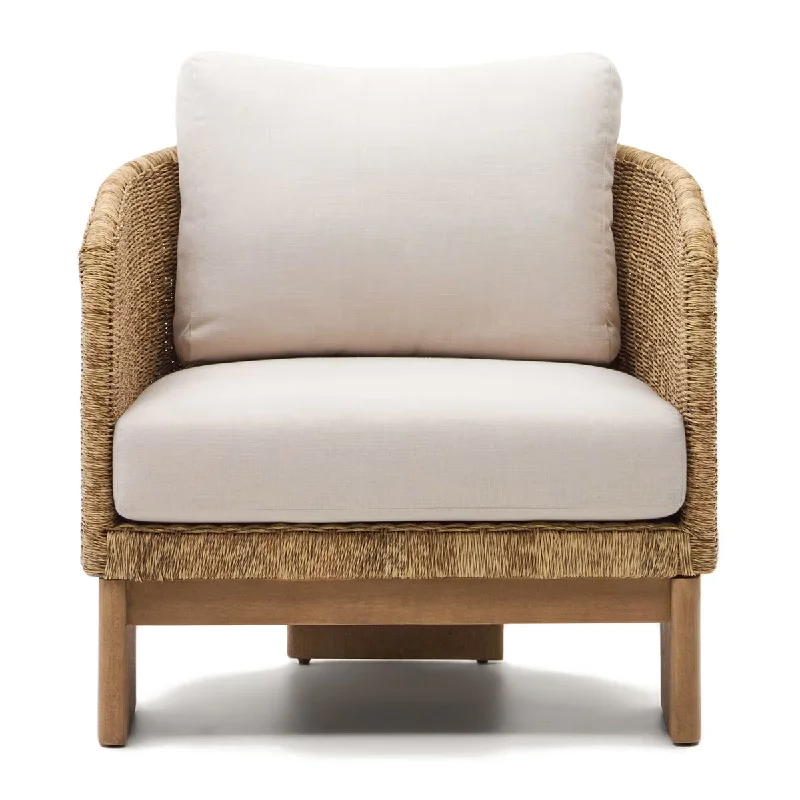 Xoriguer Armchair (Eucalyptus, Rattan)