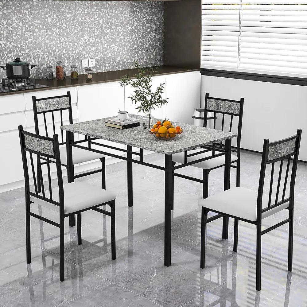 Marble Top Dining Set