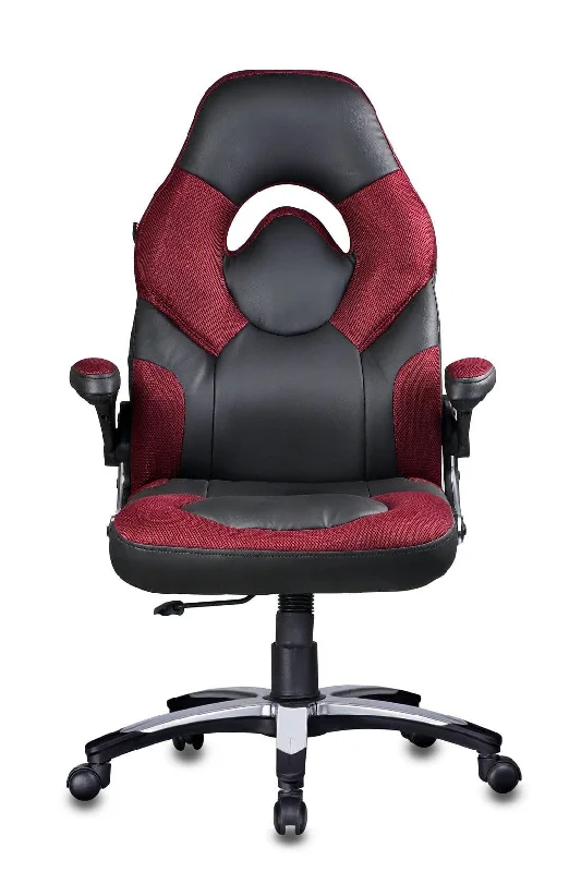 Stylish Designer chair in Black / Maroon