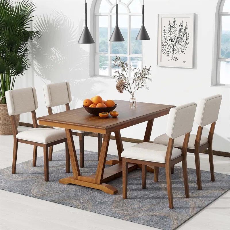 Trestle Dining Set