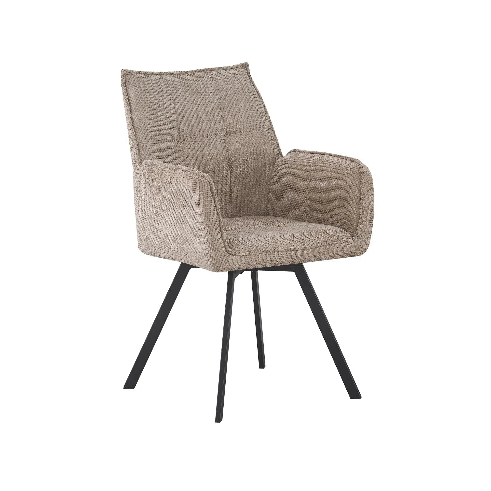 Daria Dining Chair - Weave Taupe