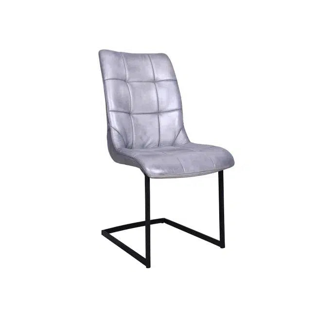 Holden - Leather Dining Chair (Grey)