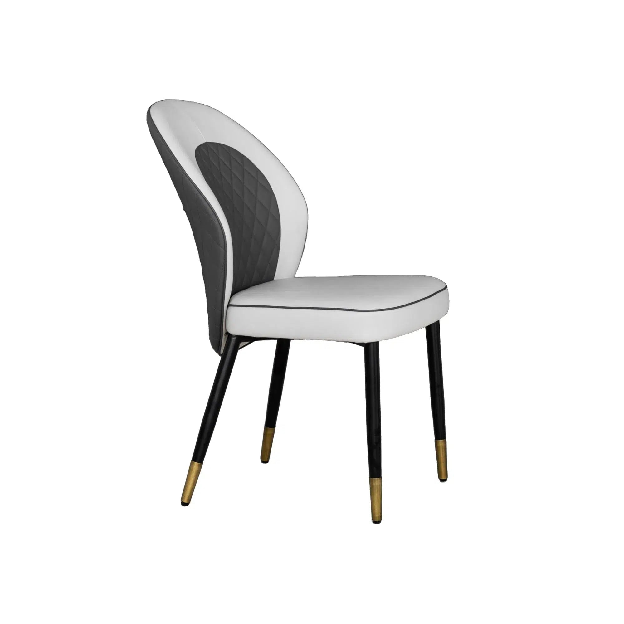 Kaya - Grey and White Dining Chair