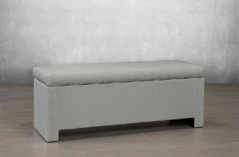 Velvet Fabrics Storage Bench