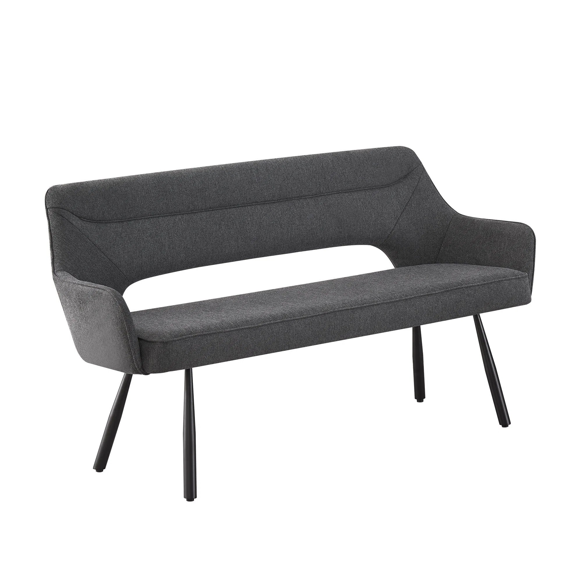 Zuri Bench Dining - Dark Grey