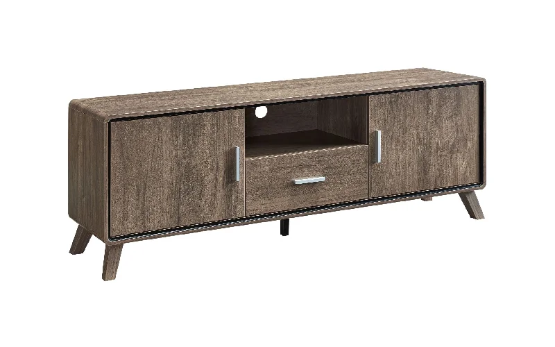 Alessia 60" TV Stand - Walnut Brown