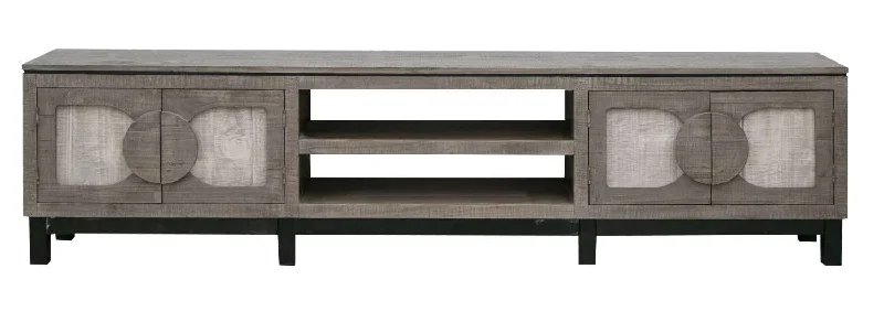 Cosala 93" TV Stand - Grey