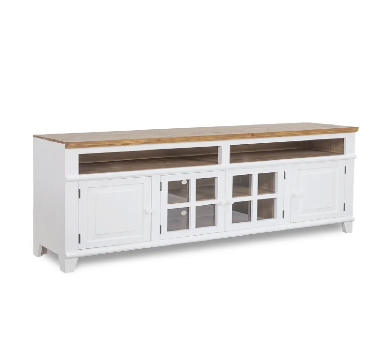 Miramar White 80" TV Console